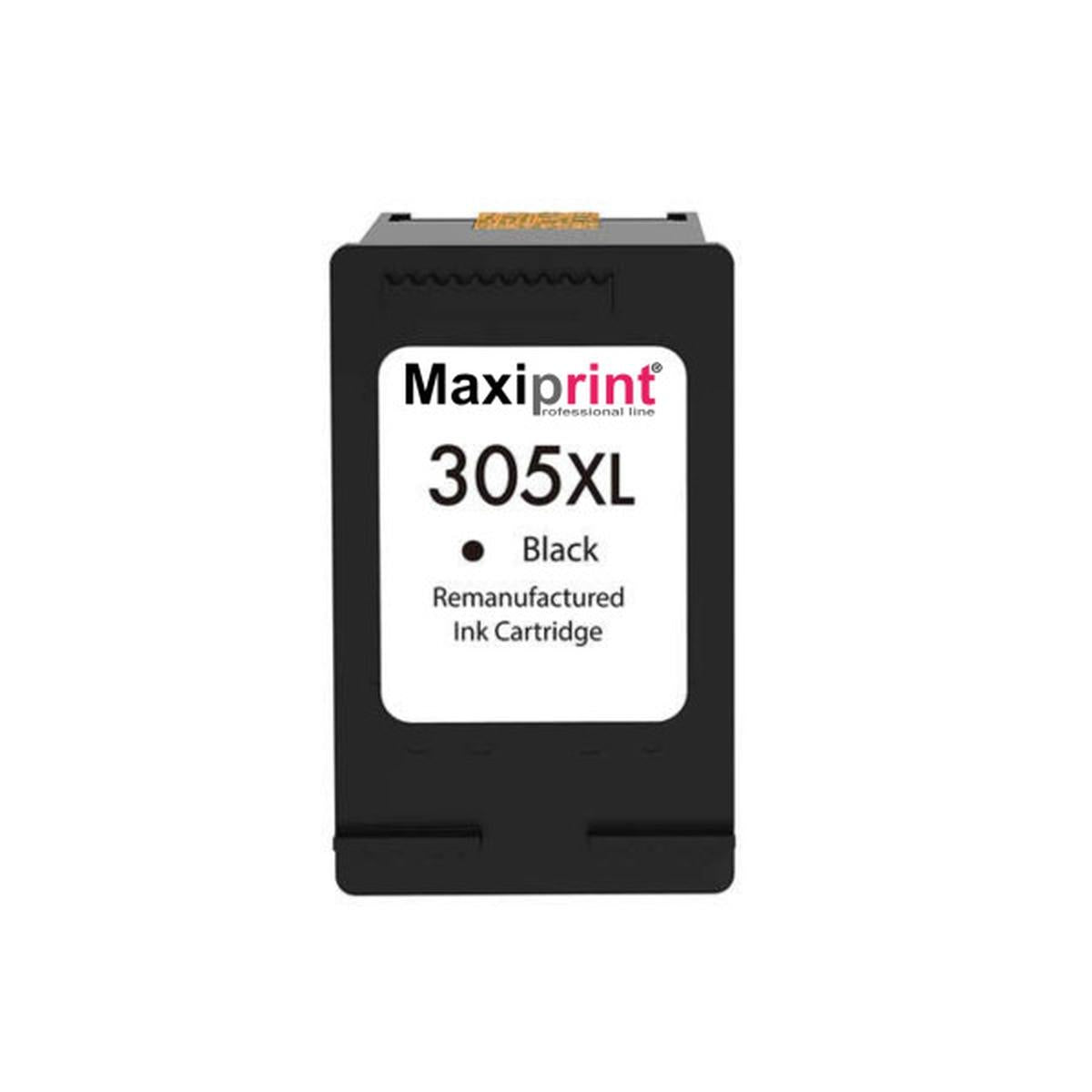 Cartuccia Rigenerata Maxiprint (305XL, 3YM62AE) per HP DeskJet 1210 | NERO XXXL EAN: 8435490699014