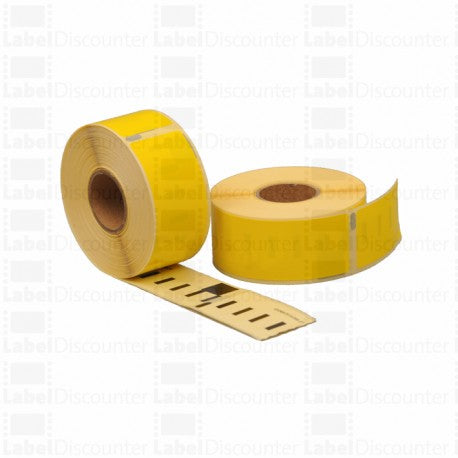 ETICHETTE 99010 GIALLE 89mmX28mm COMPATIBILI ROTOLO DA 130 ETICHETTE PER DYMO Labelwriter 310 320 330 400 450 S0722370