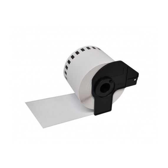 ETICHETTE DK22205 62mmX30,48MT COMPATIBILI BIANCHE ROTOLO CONTINUO PER BROTHER QL1000 1050 1060 WHITE DK-22205 CON SUPPORTO