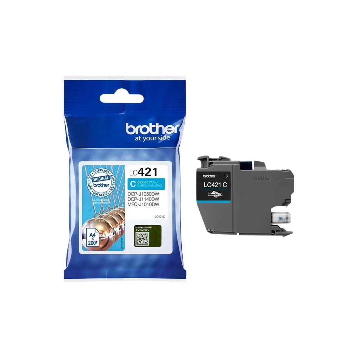 Cartuccia Originale LC421, LC421BK LC421C LC421M LC421Y Brother DCP-J1050DW