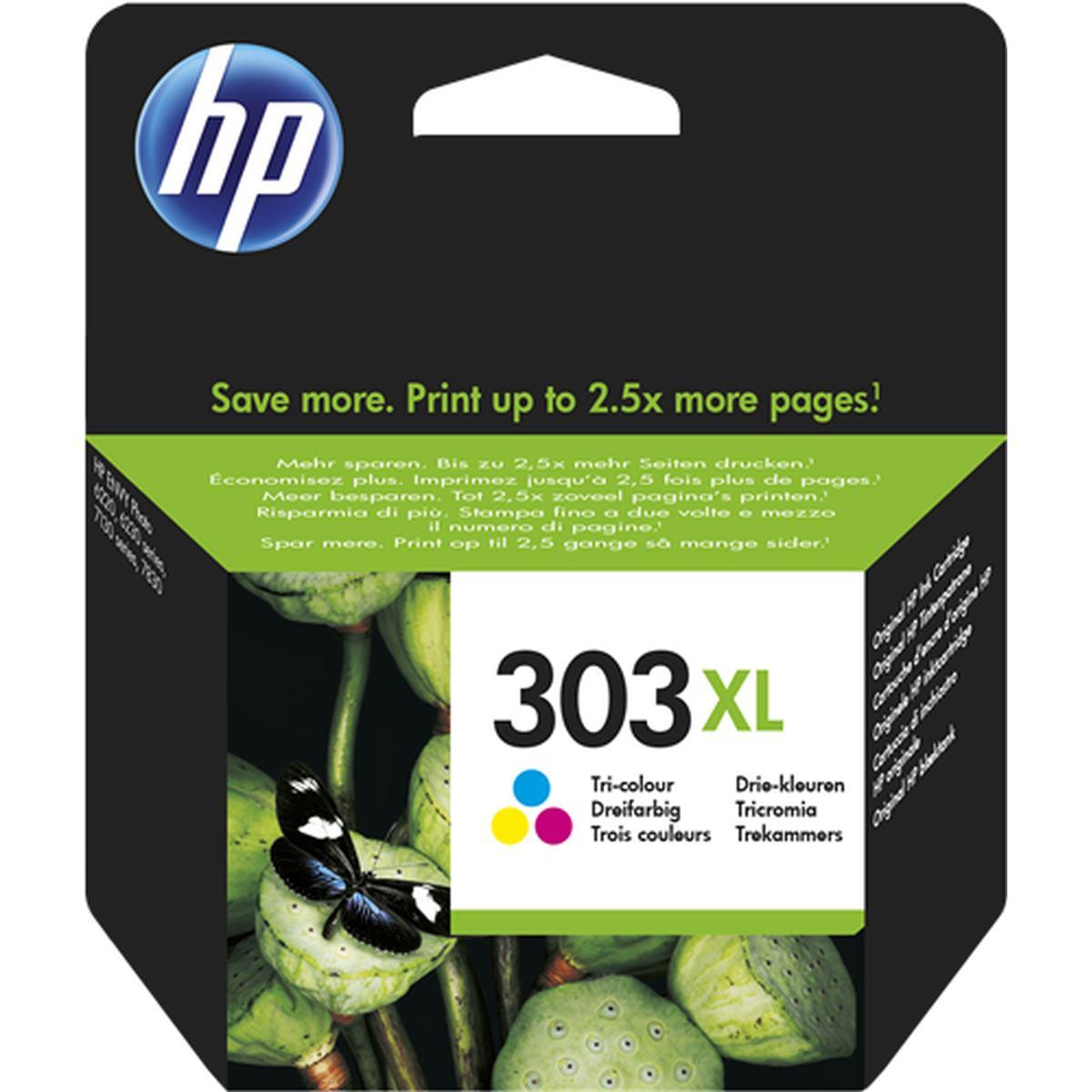 Cartuccia Originale (T6N03AE, 303XL) HP Envy Photo 6230 (415pag) COLORE XL EAN: 190780571064
