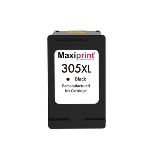 Cartuccia Rigenerata Maxiprint (305XL, 3YM62AE) per HP DeskJet 1210 | NERO XXXL EAN: 8435490699014