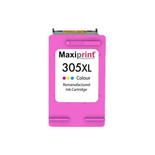 Cartuccia Rigenerata Maxiprint (305XL, 3YM63AE) per HP DeskJet 1210 | CMY XXL 8056125363614