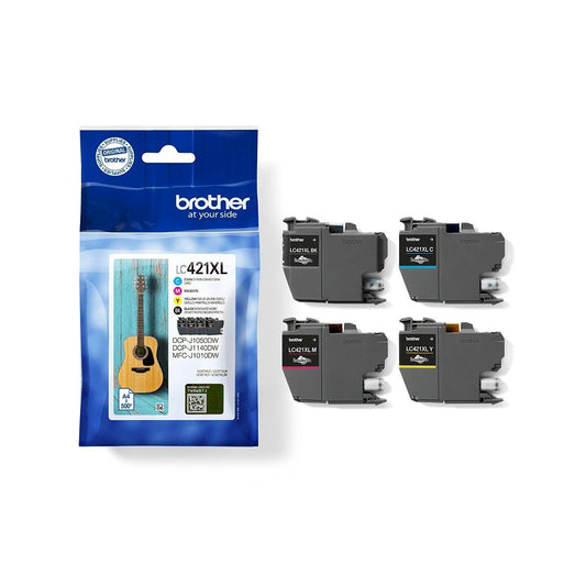 Multipack Cartucce Originale (LC421XL, LC421XLVAL) Brother DCP-J1050DW (4x0,5K) 4xcolore