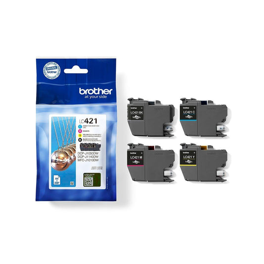 Multipack Cartucce Originale (LC421, LC421VAL) Brother DCP-J1050DW (4x0,2K) 4xcolore