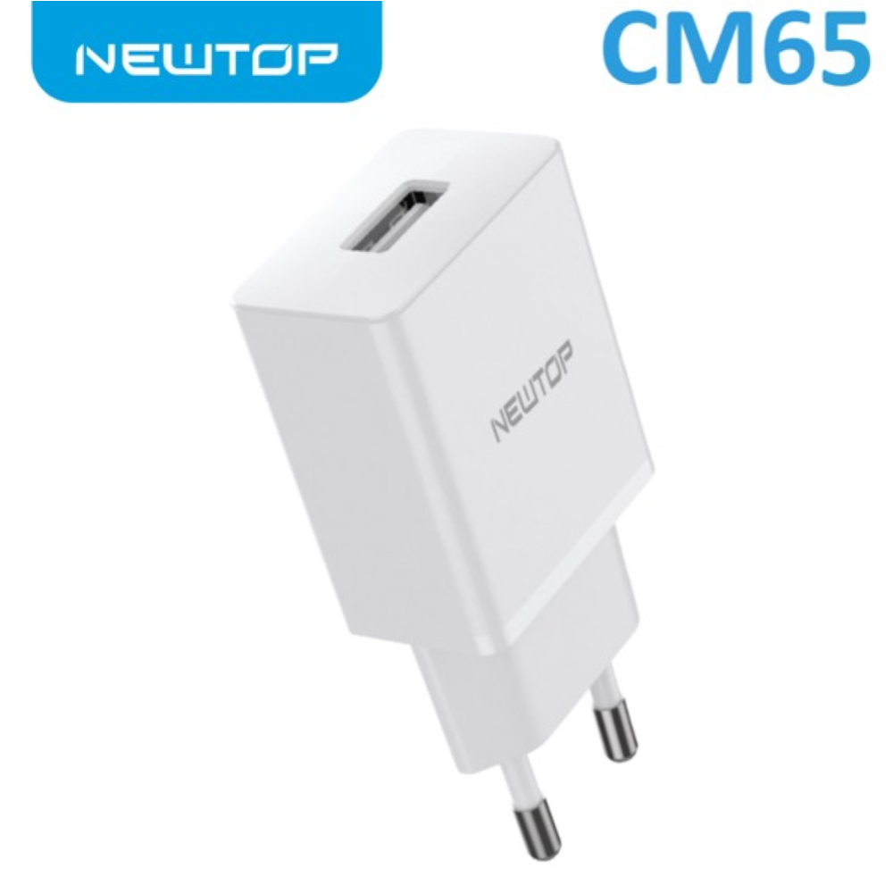 NEWTOP CM65 CARICATORE DA MURO 1USB 5V 2.4A 8059822532390
