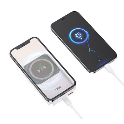 Power Bank bianco PD+QC+Comp. Magsafe 10000 mAh doppia USB serie Energy 9331926913091