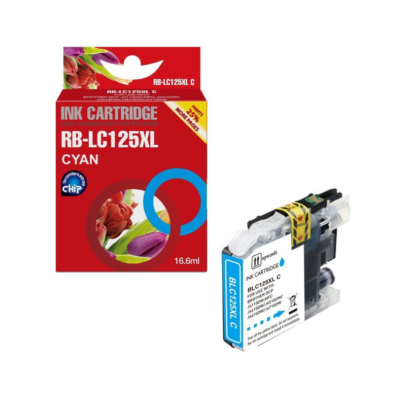 CARTUCCIA COMPATIBILE LC125 LC127BK PER BROTHER V.3