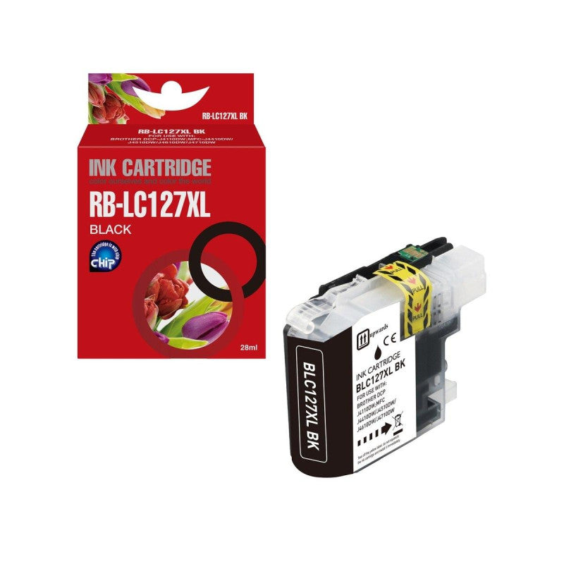 CARTUCCIA COMPATIBILE LC125 LC127BK PER BROTHER V.3
