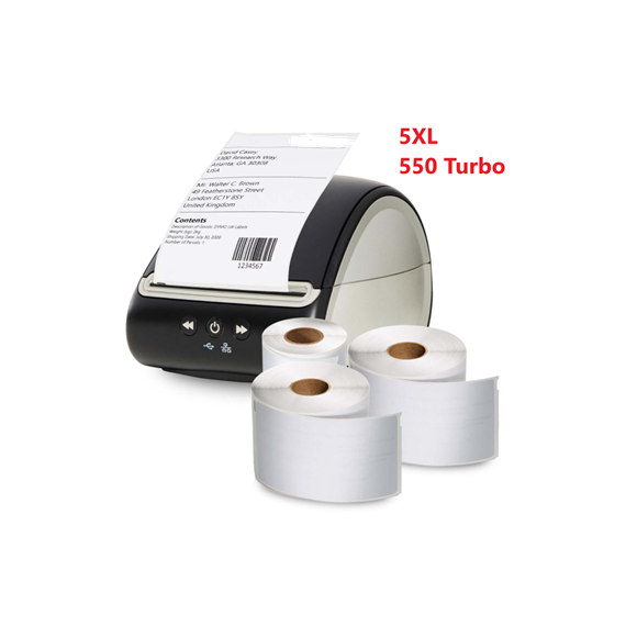 Etichette 32mmX57mm 30334 Nfc white 30254 rotolo da 1000pz compatibili per Dymo Labelwriter 550,5XL,550 Turbo impermeabile