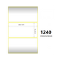 Etichette Zebra 102X51mm bianche 1240pz termiche compatibili Z-2000D 4x2x1 Core per Etichette Zebra GK420,ZD421T,ZD420