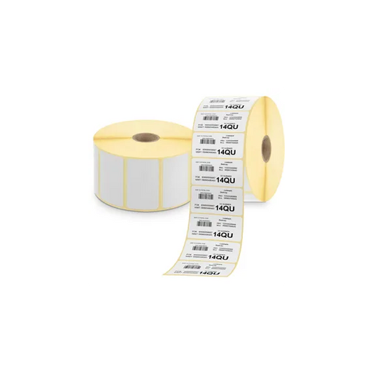 Etichette Zebra 38X25MM bianche 2000pz termiche compatibili per Zebra GK420,ZD420,ZD421,ZD620 Z-2000D